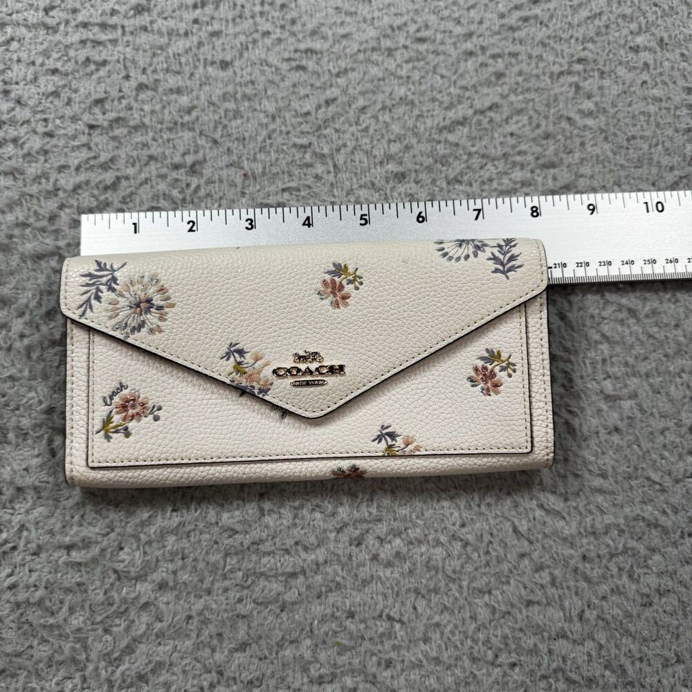 NWOT Coach Slim Envelope Wallet Wild Meadow Print - Picture 10 of 11